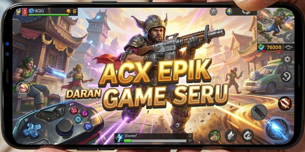 Tampilan gameplay mendebarkan dalam 8G8G yang penuh aksi.