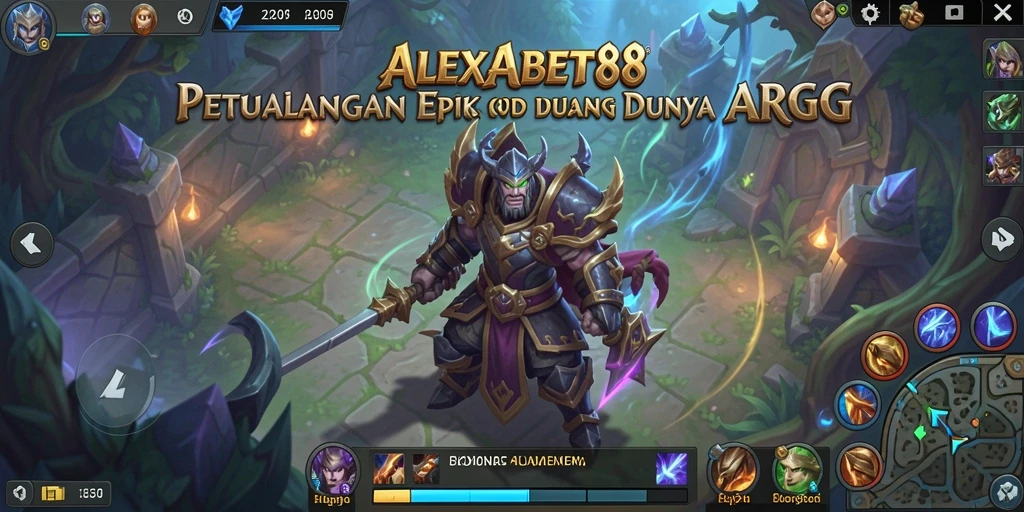 Tampilan gameplay ALEXABET88 yang epik dan mendebarkan.