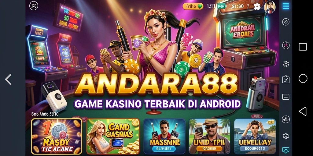 Tampilan gameplay seru di ANDARA88 yang penuh aksi Kasino.