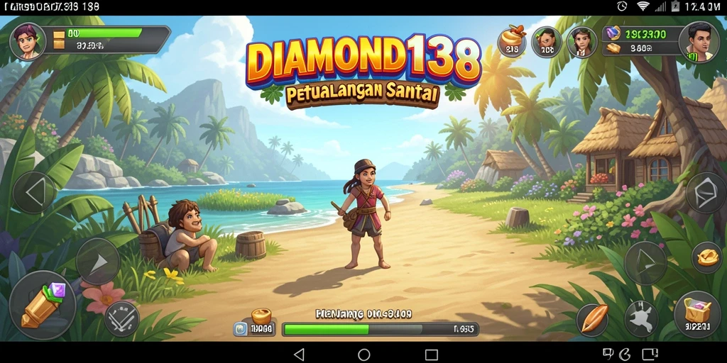 Screenshot gameplay DIAMOND138 menunjukkan momen seru dan penuh warna dalam permainan.