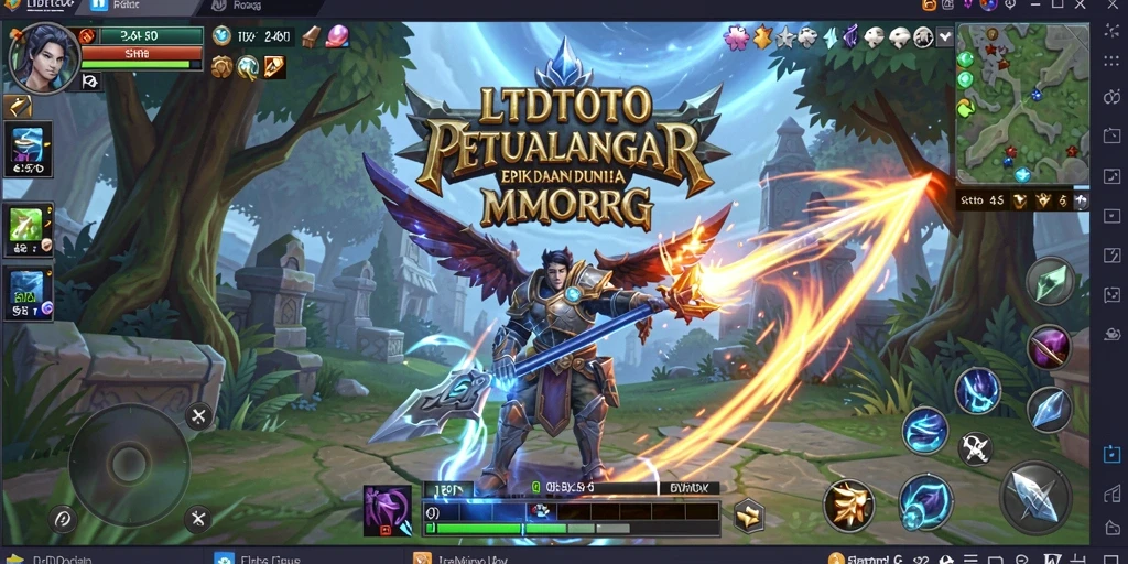 Screenshot gameplay LTDTOTO menampilkan aksi pertempuran seru dan lingkungan game yang menakjubkan.