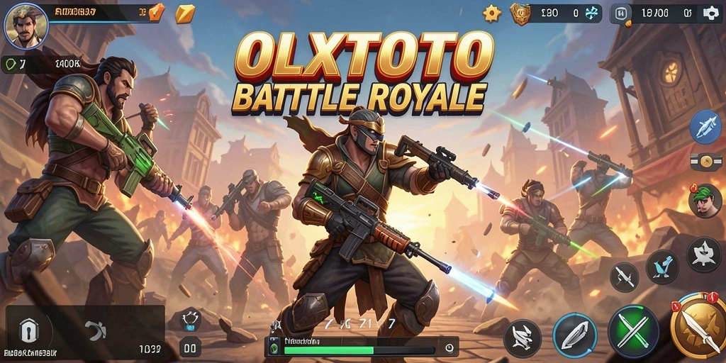 Gameplay seru dan grafis menawan dalam OLXTOTO Battle Royale.
