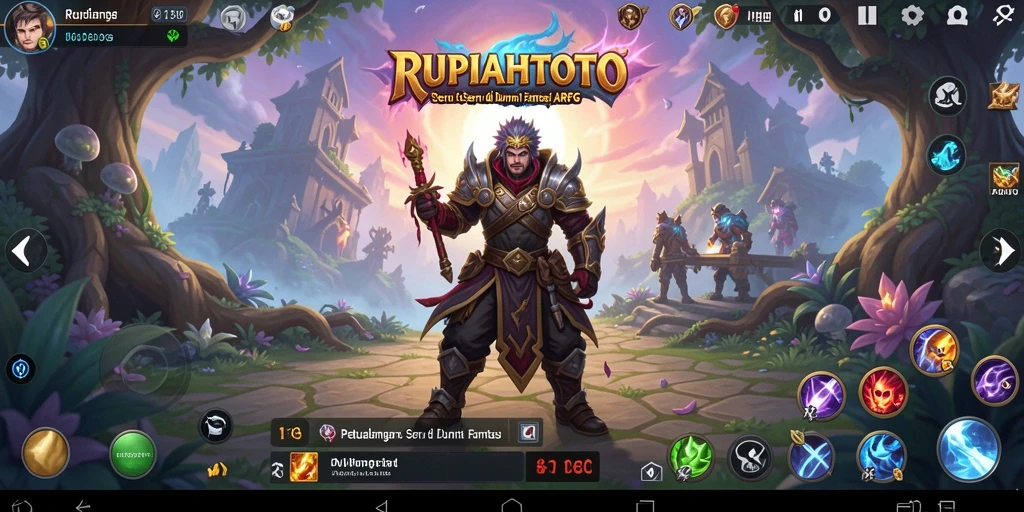 Tampilan gameplay seru dalam RUPIAHTOTO dengan pertarungan yang menarik.