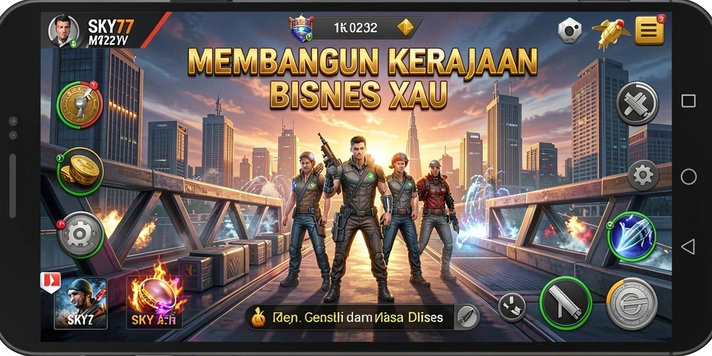 Tangkapan layar gameplay SKY77 yang menampilkan pengalaman Tycoon yang seru.
