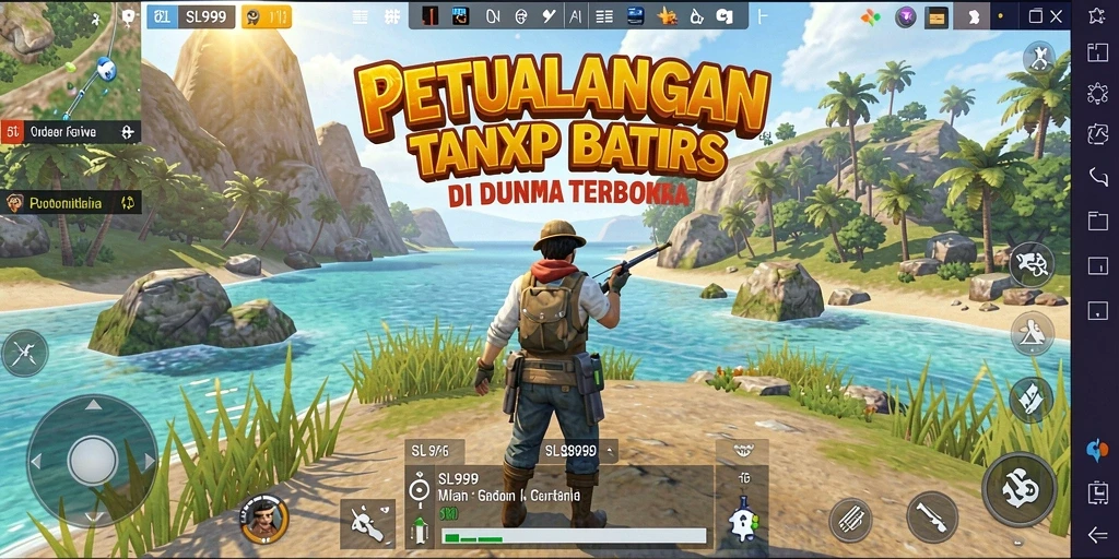 Gameplay SL999 menampilkan petualangan mendebarkan di dunia terbuka.