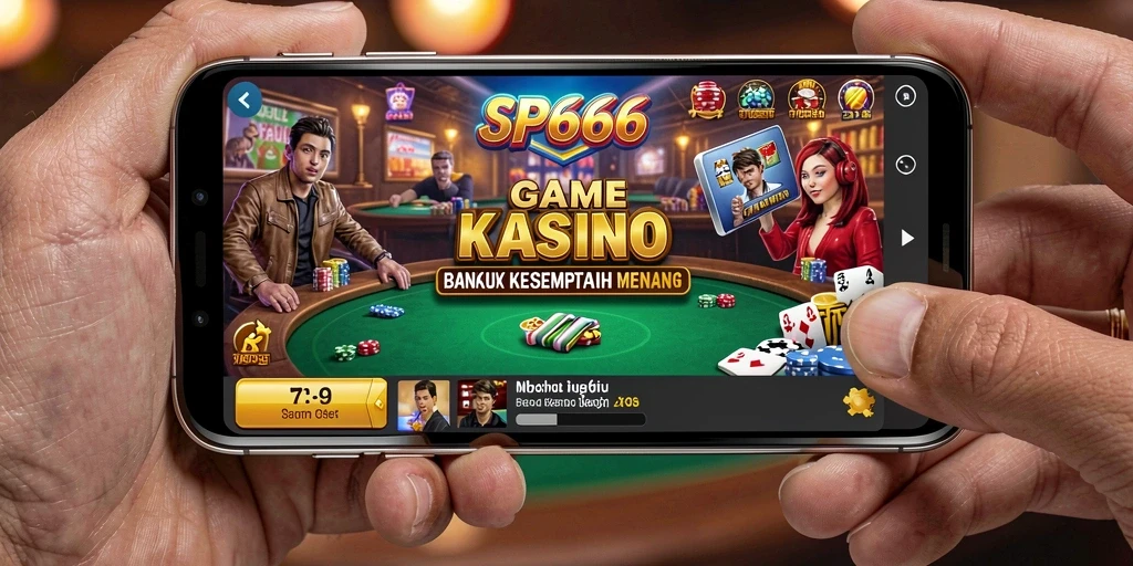 Screenshot menampilkan gameplay Kasino yang mendebarkan di SP666.