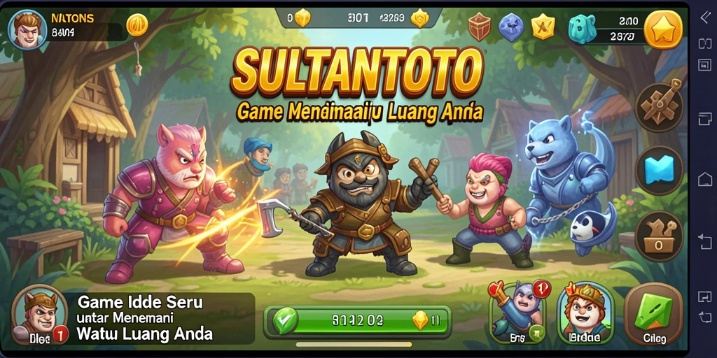 Gameplay SULTANTOTO yang menarik dan mengasyikkan.