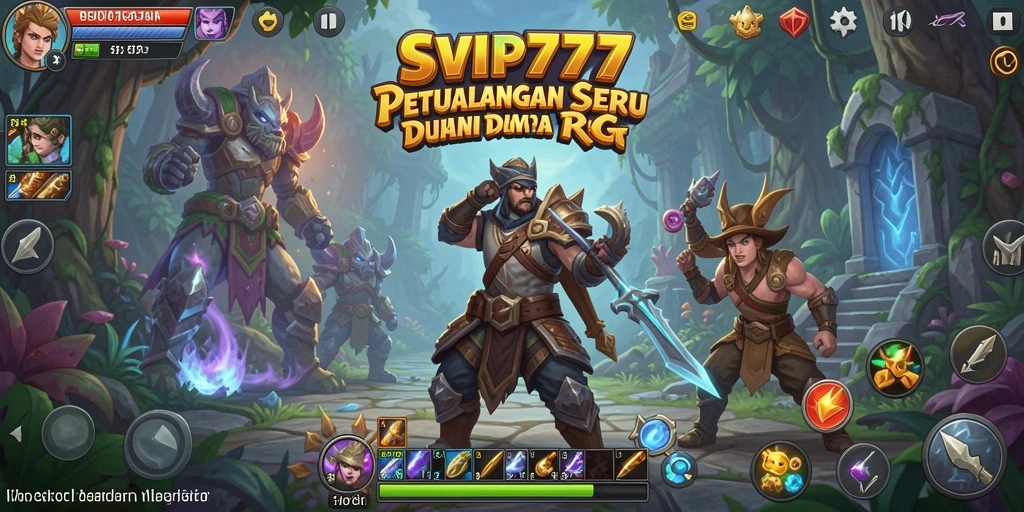 Tampilan gameplay RPG menegangkan di SVIP777.