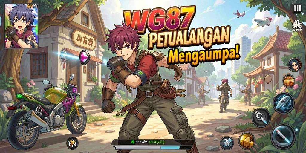Tampilan seru gameplay anime WG87 yang membuat ketagihan.